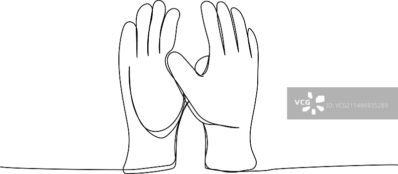 建筑工人防护手套制服图片素材