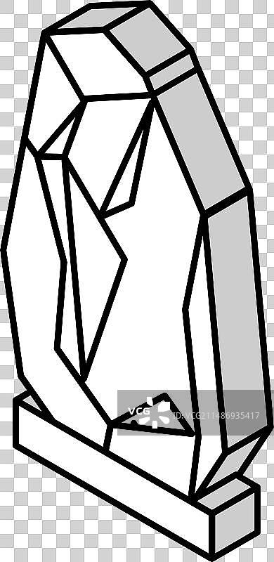 装饰台灯2.5D图标图片素材