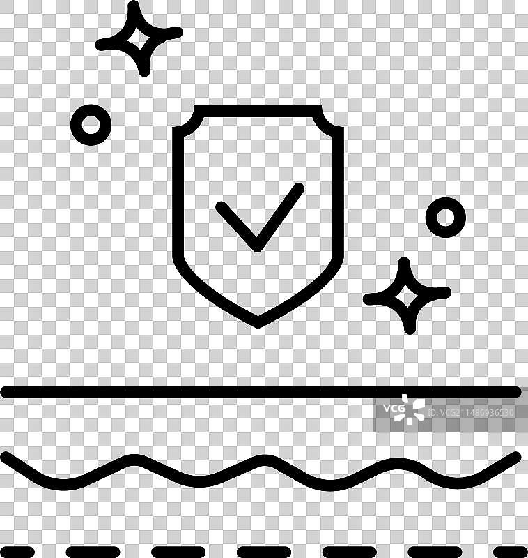 防紫外线保护图标，24小时皮肤保护图片素材