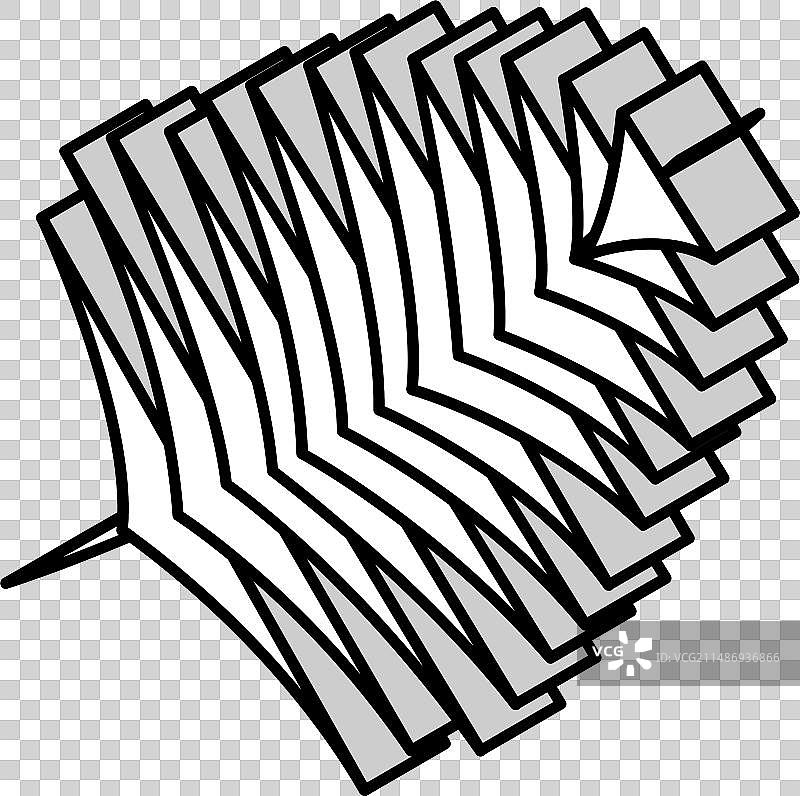 槟榔树热带叶子2.5D图标图片素材