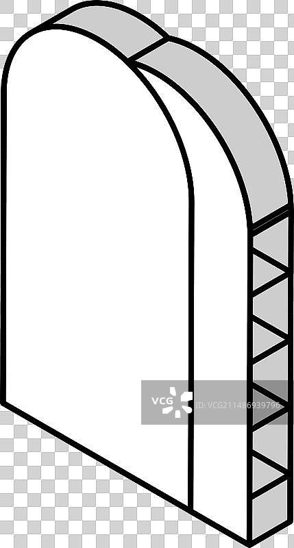 花园棚架工具2.5D图标图片素材