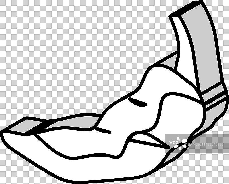 绿色辣椒2.5D图标图片素材