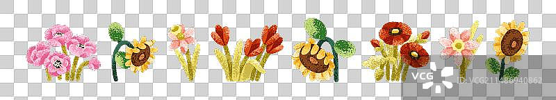 田野花朵植物夏季花卉图片素材