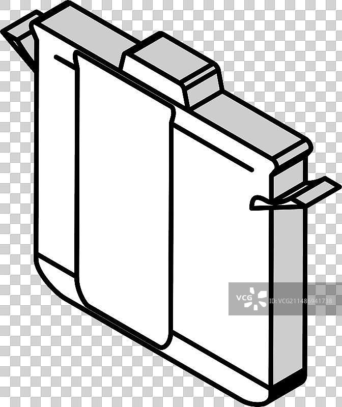 厨房用具锅具烹饪2.5D图标图片素材