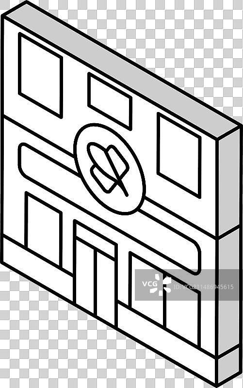 服装店2.5D图标图片素材