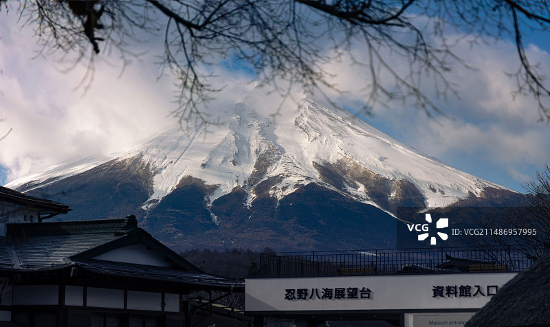 富士山 忍野八海图片素材
