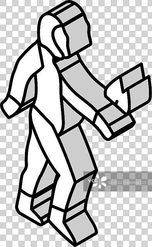 海德堡人人类进化2.5D图片素材