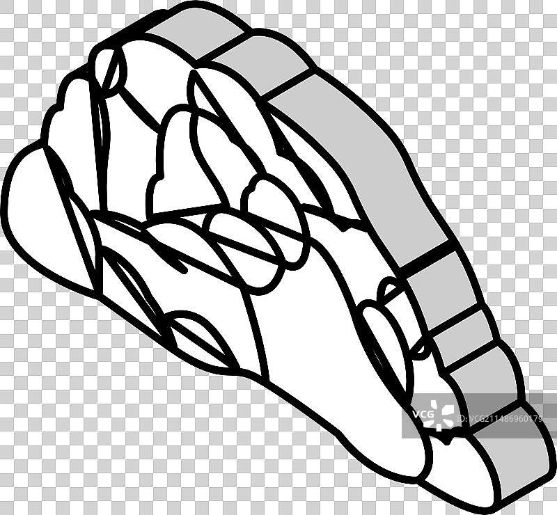 服装住所人类进化2.5D图标图片素材