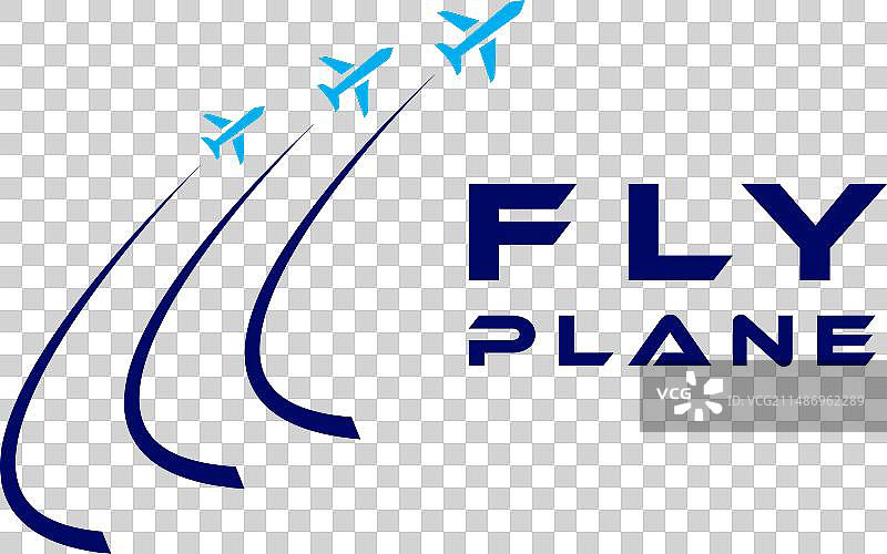 三架飞机飞行标志设计图片素材