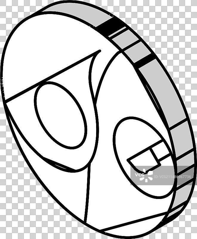 包膜挛缩手术2.5D图标图片素材