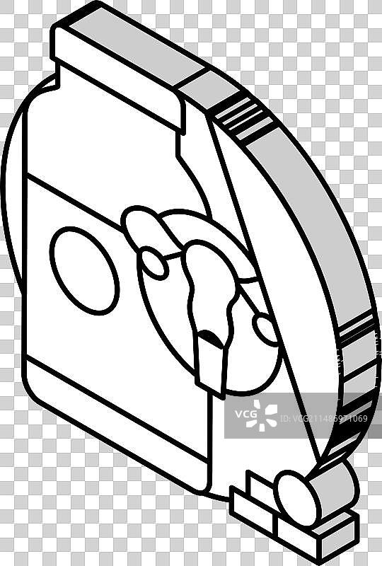 激素疗法妇科医生2.5D图标图片素材