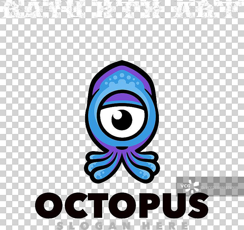 章鱼卡通logo图片素材