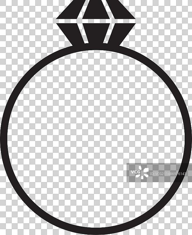 镶钻戒指图标图片素材