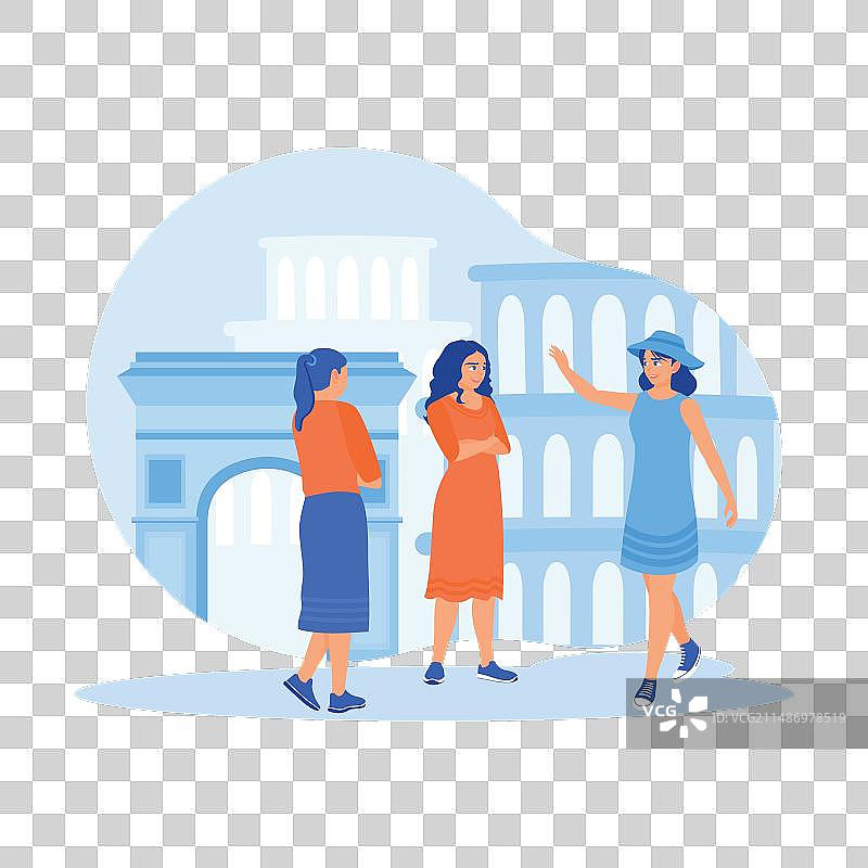 游客参观游览图片素材