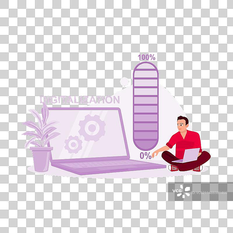 数字世界概念图片素材