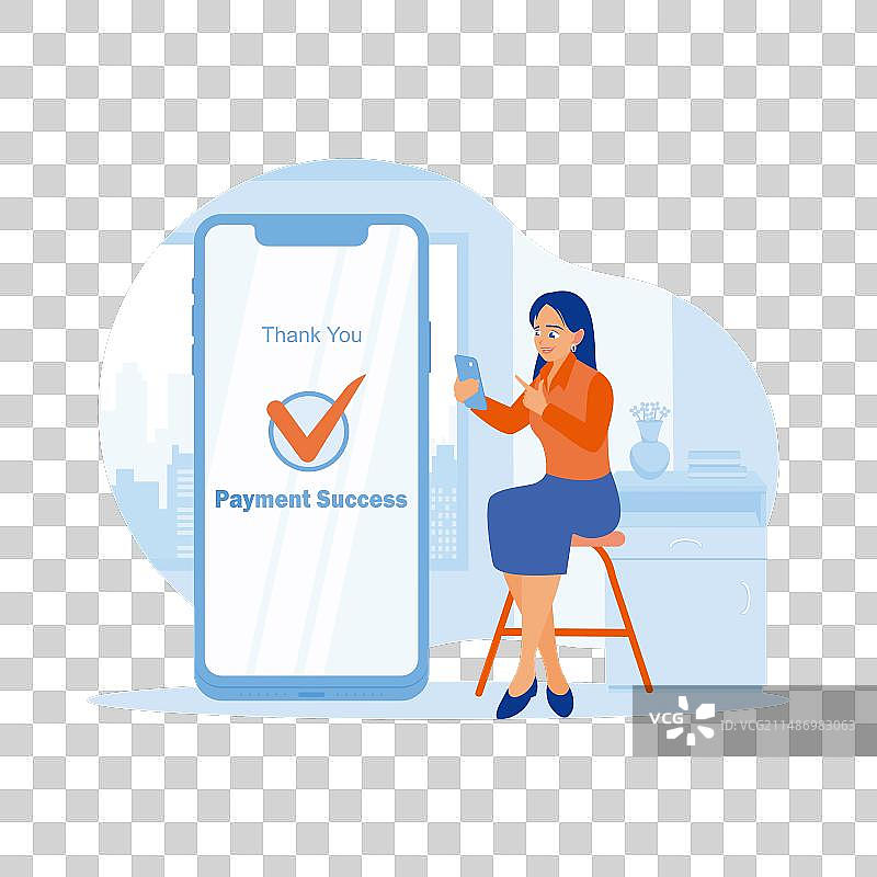 女人坐在房子里的椅子上图片素材