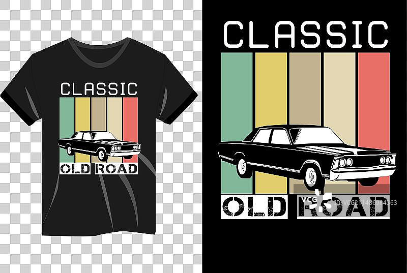 经典复古老爷车图片素材