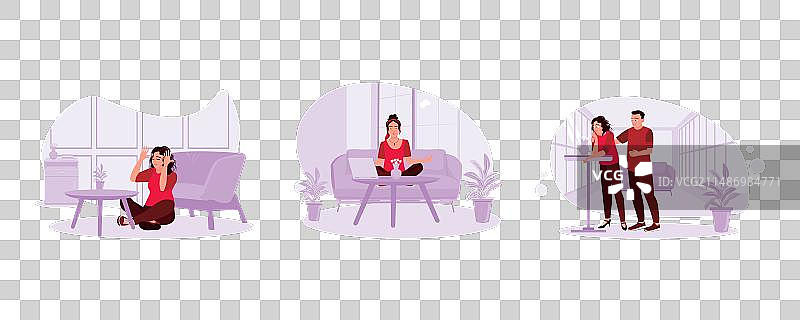 失业的沮丧女人，放松的莲花坐姿图片素材