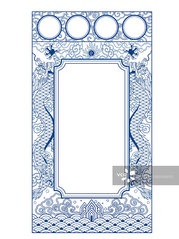 中国风古典银票图片素材