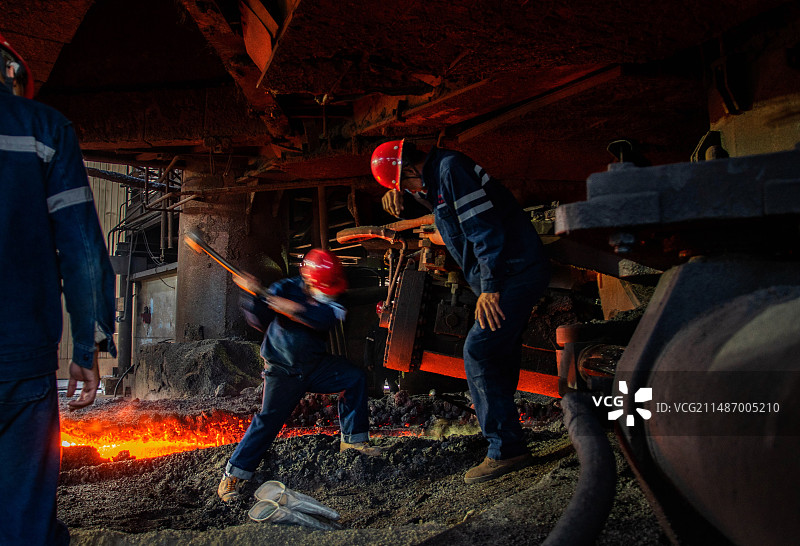 炉前生产图片素材