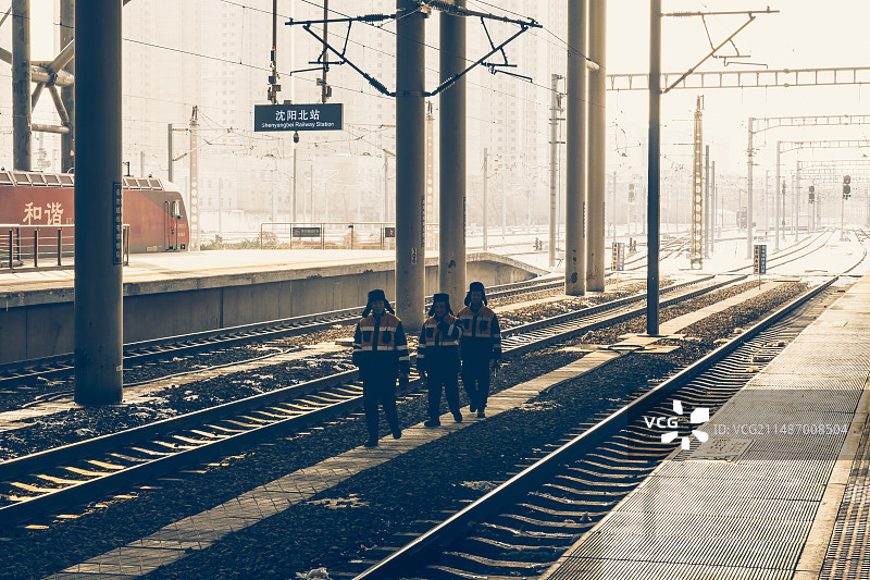 吉林城市建筑-火车站图片素材