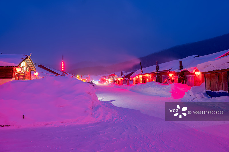 黑龙江牡丹江雪乡风光图片素材