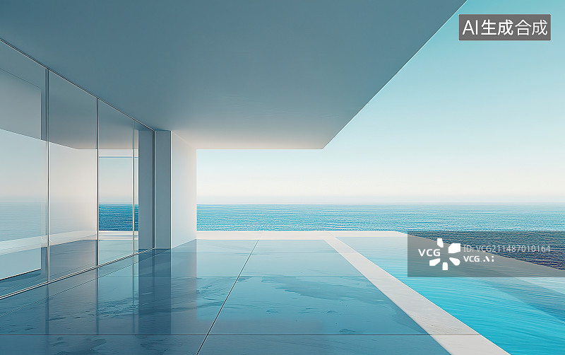 【AI数字艺术】现代城市建筑空间与结构图片素材