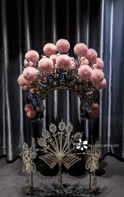 中国秦腔艺术博物馆“秦腔历史文化展”：秦腔演出服装图片素材