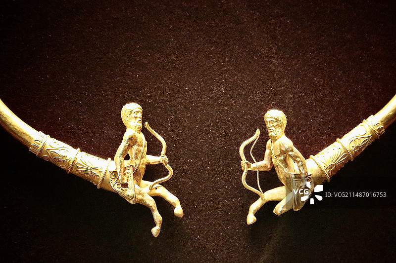 博物馆黄金饰品图片素材