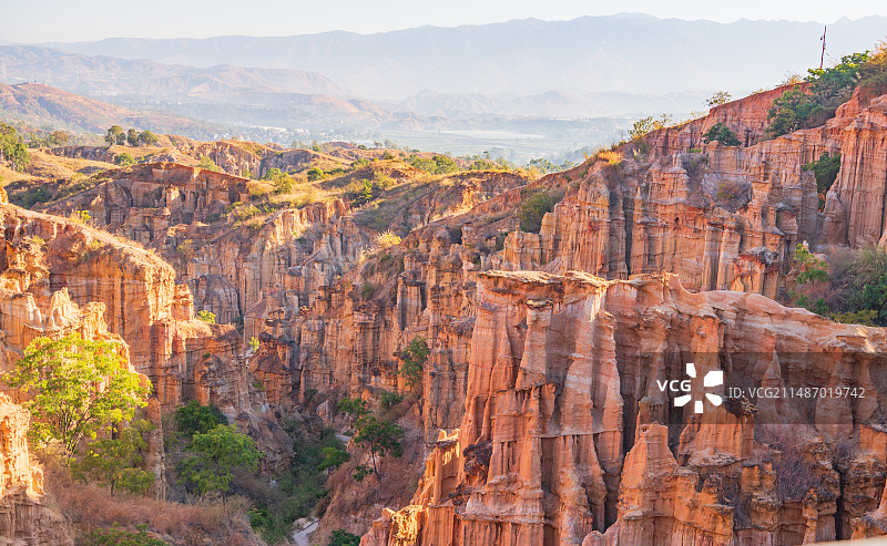 云南楚雄元谋土林景观图片素材