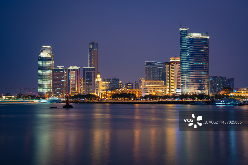 鹭江道夜景图片素材