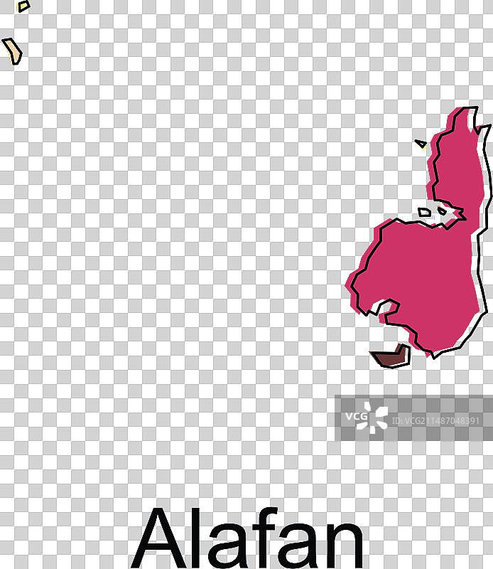 亚齐省首府城市地图图片素材