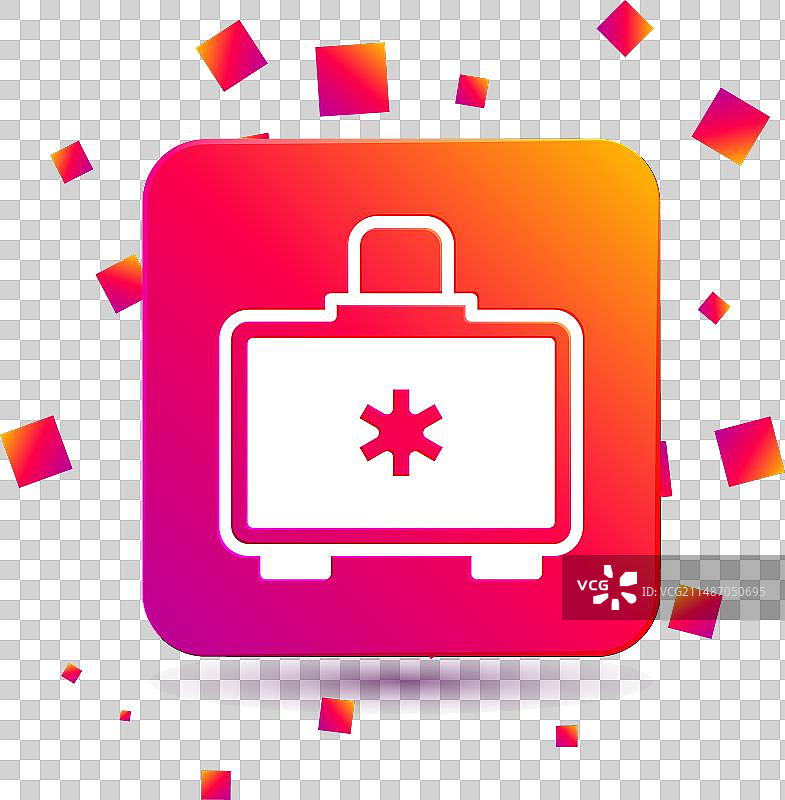 白色急救箱图标图片素材