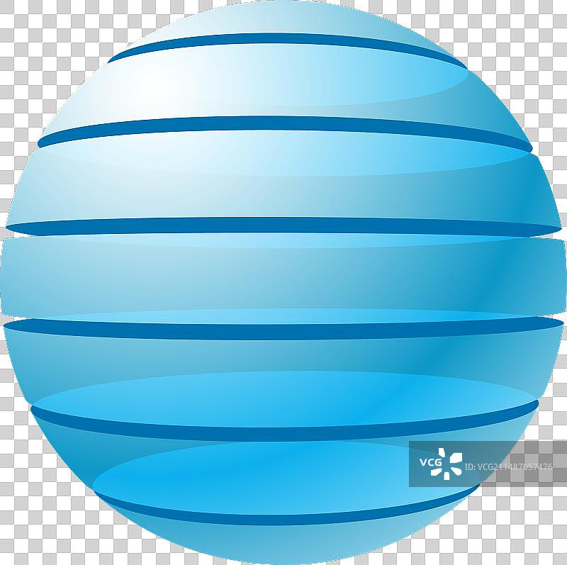 一堆圆形透明积木图片素材