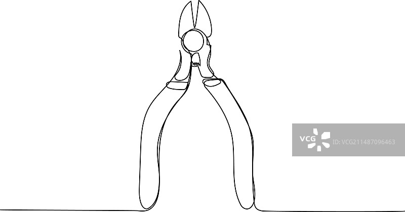 建筑用钢丝钳图片素材