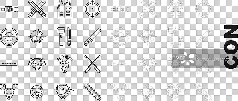 狩猎子弹带图片素材