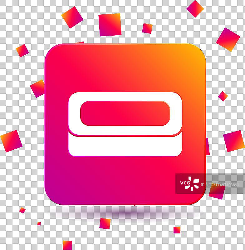 白色肥皂条图标，白色背景图片素材