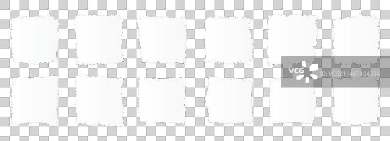 黑色锯齿状撕裂纸张图片素材