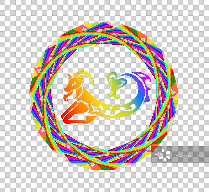 摩羯座标志 3图片素材