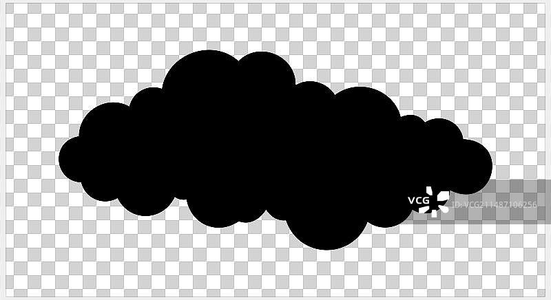 隔离的天气符号云图标剪贴画图片素材