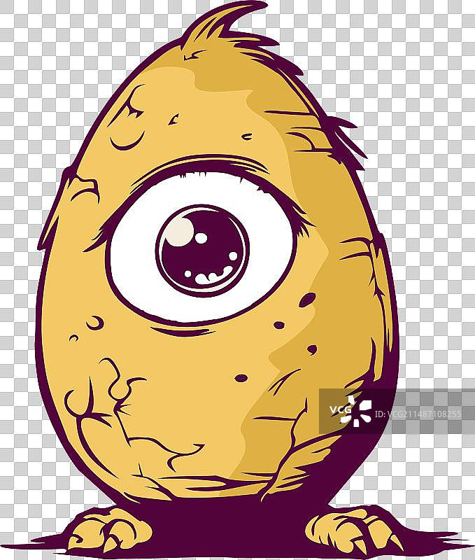 鸡蛋怪物图片素材