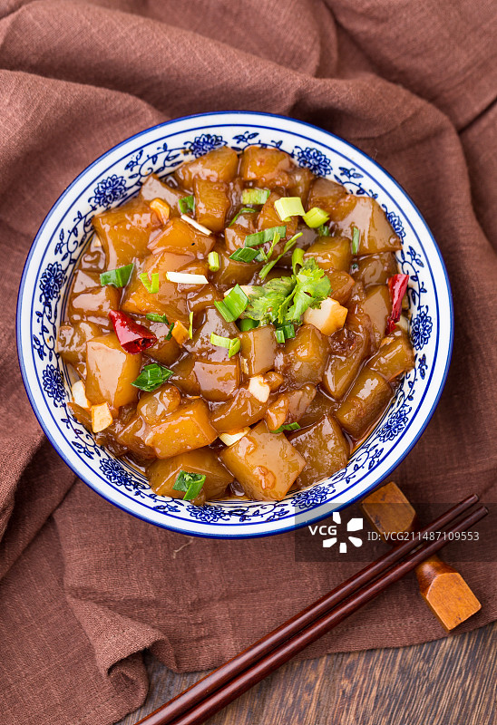 炒凉粉图片素材