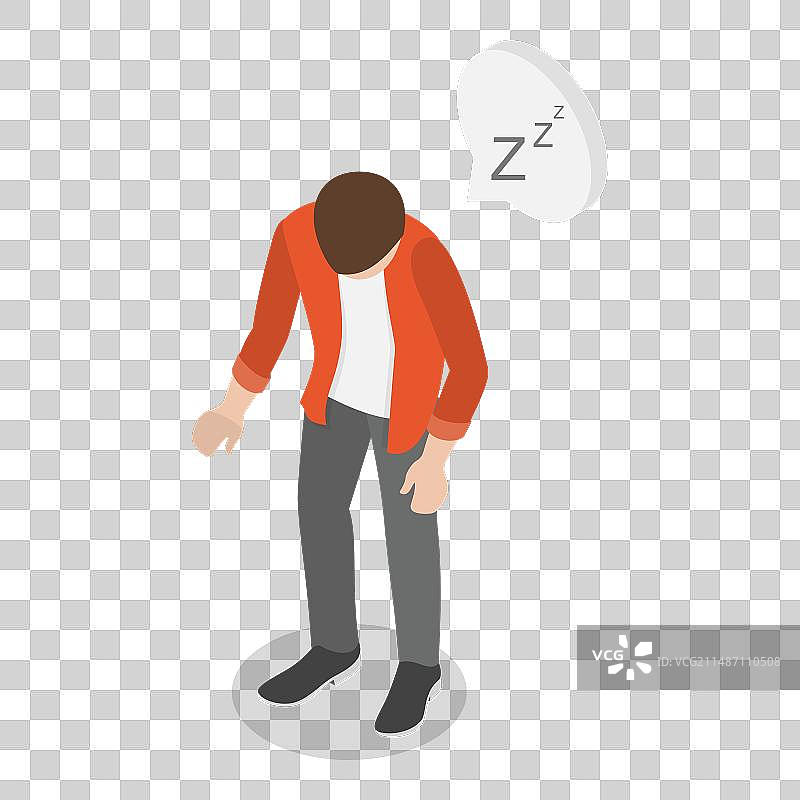 2.5D扁平风创伤后应激障碍图片素材