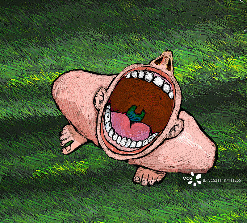 向着天空呐喊，渴望自由的灵魂图片素材