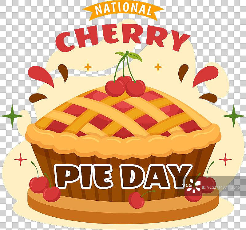 2月20日全国樱桃派日美食图片素材