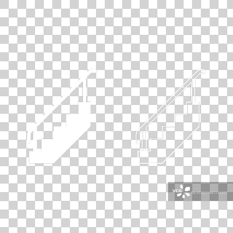 带栏杆的楼梯图片素材