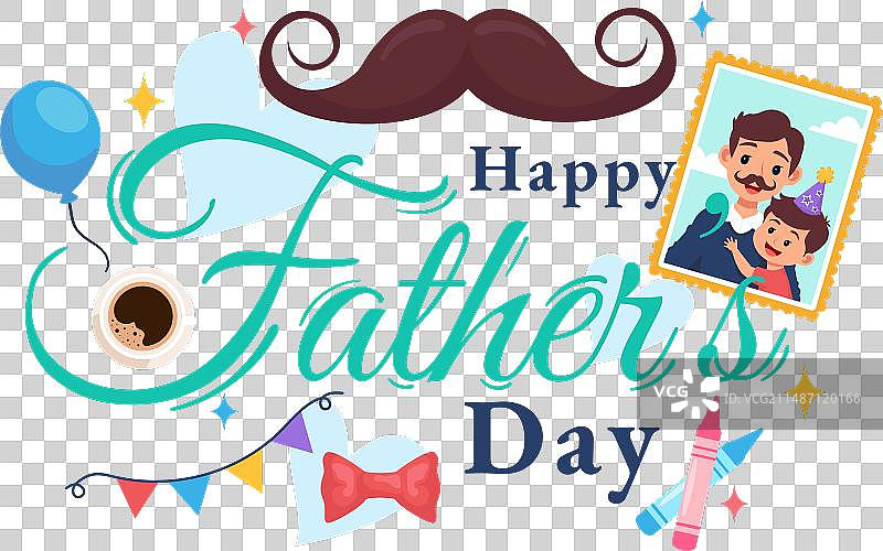 父亲节快乐，父亲和儿子图片素材