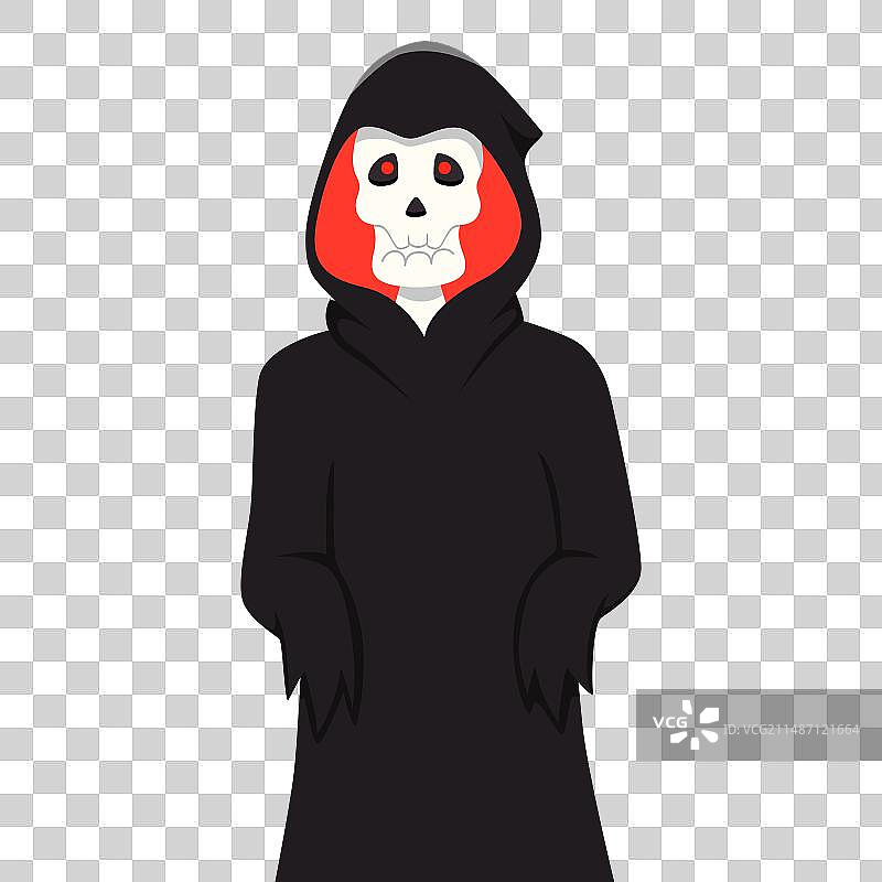 扁平风格万圣节骷髅设计图片素材