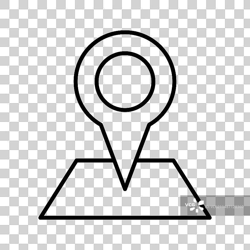 位置图钉图标图片素材