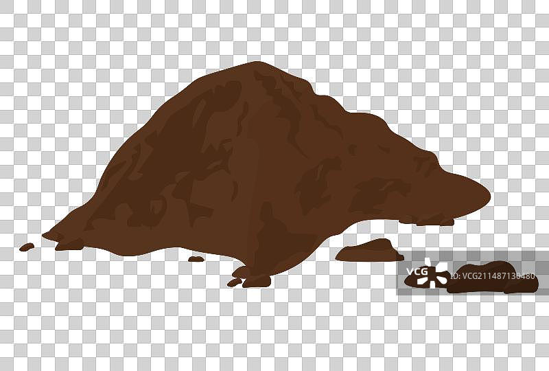 腐殖土堆图片素材